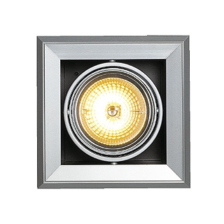 SLV 115546 KADUX 1 ES111 Downlight, eckig, alu brushed, max. 75W