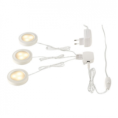 SLV 115951 UTIX LED Downlightset, 3er, weiss, 3000K