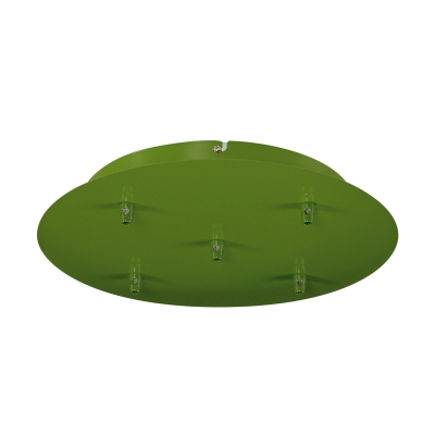 SLV 132628 Deckenrosette, 5 Ausg?nge, rund, farngr?n, inkl. Zugentlastungen SLV 132628 Deckenrosette, 5 Ausg?nge, rund, farngr?n, inkl. Zugentlastungen