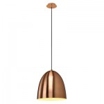 SLV 133019 PARA CONE 30 Pendelleuchte, rund, kupferfarben/geb?rstet, E27, max. 60W