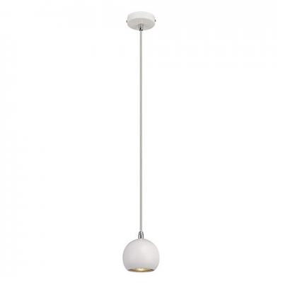 SLV 133491 LIGHT EYE BALL GU10 Pendel- leuchte, weiss/chrom, max. 5W