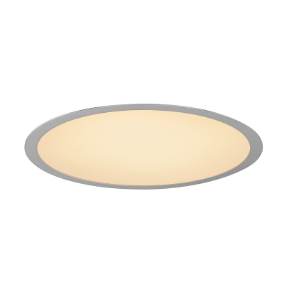 SLV 135014 MEDO 28 LED Einbauleuchte, mit Rahmen, silbergrau