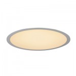 SLV 135014 MEDO 28 LED Einbauleuchte, mit Rahmen, silbergrau