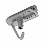 SLV 143172 Adapter f?r 1-Phasen Hochvolt- schiene, silber, elektrisch, mit Haken
