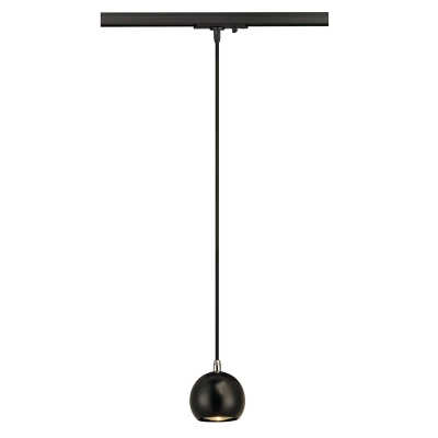 SLV 144020 LIGHT EYE Pendelleuchte GU10, schwarz/chrom, GU10, max. 5W, inkl. 1P.-Adapter