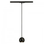 SLV 144020 LIGHT EYE Pendelleuchte GU10, schwarz/chrom, GU10, max. 5W, inkl. 1P.-Adapter