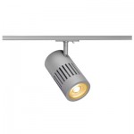 SLV 144104 STRUCTEC LED 24W, rund, silber, 3000K, 36°, inkl. 1P.-Adapter