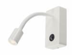 SLV 146701 PIPOFLEX Wandleuchte, mattweiss, 4W LED, 3000K