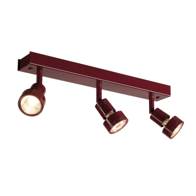 SLV 147386 PURI 3 Deckenleuchte, weinrot, 3xGU10, max. 3x50W, m.Decoring