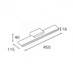 IT01-1088/45 black светильник настенный Italline