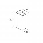IT01-A150/2 white светильник настенный Italline