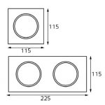 IT02-008 white + IT02-QRS1 white Italline