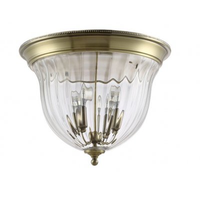 Светильник потолочный Crystal Lux JUGO PL4 BRONZE/TRANSPARENTE (0770/104)