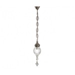 Подвесной светильник АЛЛАДИН прозрачный h-80 d-10 E14 1*40w Kink light 102102ST,21K