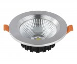 Светильник встраиваемый серебро d10,6 h4 Led 7W (4000K) Kink light 2135,16