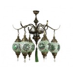 Люстра МАРОККО зеленый h-80 d-70 Е14 6*40w Kink light 0215Т6,07(70)W