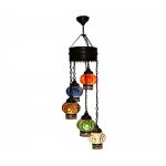 Каскад МАРОККО 5 плаф разноцветный h-100 d-20 E14 5*40w Kink light 512,43