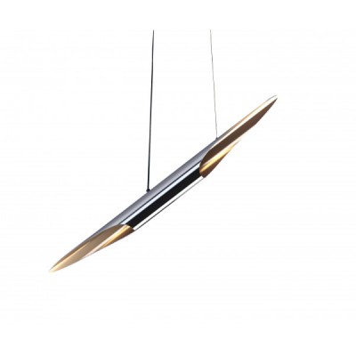 Подвесной светильник БАМБУК хром w79*8 h100 E27 2*40W Kink light 711,02