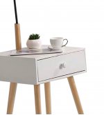 Торшер ДЖИТ белый w40*35 h145 E27 1*40W Kink light 7186,01