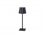 Kink Light 07204-T,19 Автономная настольная лампа диммируемая Санти черный d11 h37 Led 2,5w (3000-6000K) IP44