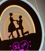 074110,25 Бра Предложение белый h4 d22 Led 21W (3000+4000k + розовая подсветка) Kink light