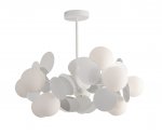 074160-10,01(01) Подвес Матиас белый d67 h26,5 G9 10*5W (белый корпус, белые декор элементы) Kink light
