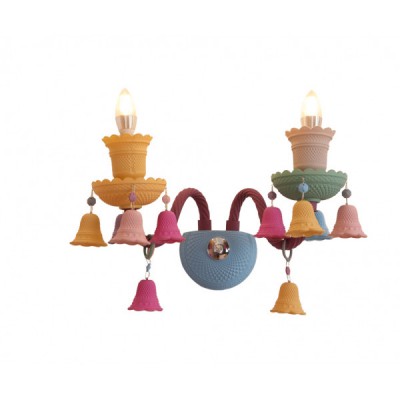 074167-2 Бра Аделина мультиколор w23*25 h30 E14 2*40W Kink light 074167-2 Бра Аделина мультиколор w23*25 h30 E14 2*40W Kink light