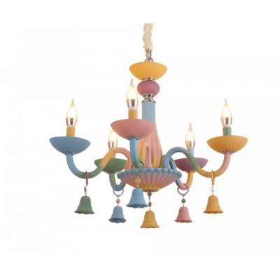 074167-5 Люстра Аделина мультиколор d60 h41 E14 5*40W Kink light 074167-5 Люстра Аделина мультиколор d60 h41 E14 5*40W Kink light