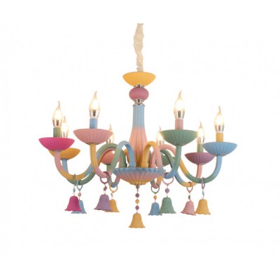 074167-8 Люстра Аделина мультиколор d63 h41 E14 8*40W Kink light 074167-8 Люстра Аделина мультиколор d63 h41 E14 8*40W Kink light