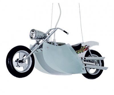 07475 Подвес Мотоцикл Детский w-55*13 H-85  E14 2*40w + MR11 Kink light