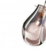 Подвес КАПЛЯ хром d22 h200 E27 1*40W Kink light 07511-22,02