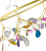 Люстра ЮМИС золото d88 h50 G4 60W (Led лампы в комплекте) Kink light 07523-20A