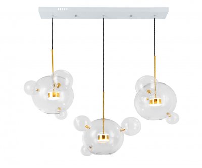 07545-4 (3AS),21 Подвес Галла прозрачный w110*45 h200 Led 42W (3000K) Kink light