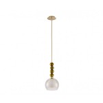 07566,21-33 Подвес Капри прозрачный d16 h120 G9 1*5W (Led лампа в комплекте, 3000К) Kink light