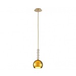 07566,33-21 Подвес Капри золото d16 h120 G9 1*5W (Led лампа в комплекте, 3000К) Kink light