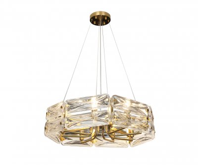 07598-68,36 Люстра Тира латунь d68
