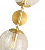 Светильник бра КИАРА бронза w38*15 h13 E14 2*5W диаметр плафонов 15см Kink light 07603-2 E14