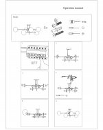 Люстра КИАРА бронза h-34 d-91 E14 1*5W диаметр плафона 15см Kink light 07604-8 E14