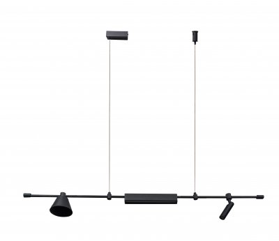 Kink Light 07616-115L,19 Подвес Ристо черный w115*12 h160 Led 15W (4000K)