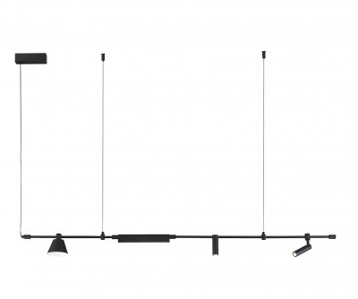 Kink Light 07616-150L,19 Подвес Ристо черный w150*12 h160 Led 20W (4000K)