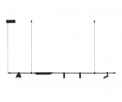 Kink Light 07616-180L,19 Подвес Ристо черный w180*12 h160 Led 25W (4000K)