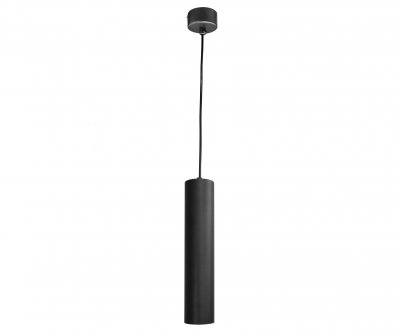 Kink Light 07621-1A,19 Подвес Рия черный d6 h200 (высота корпуса 30) GU10 1*10W