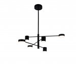 07650-6D,19(3000K) Люстра димм. Мекли черный