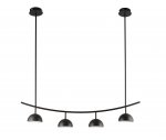 Kink Light 07652-4,19 Люстра Стиви черный w120*15 h120 Led 40W (4000K)