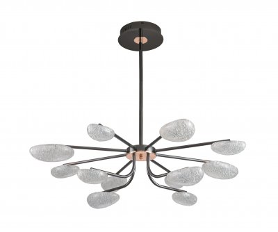 07693-12PA,29 Люстра димм. Юнни черный жемчуг