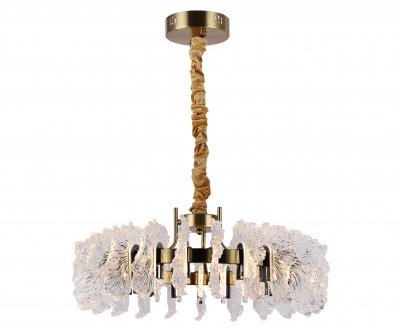 07695-60,36-29 Люстра Мару латунь/черный жемчуг