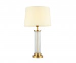 Kink Light 07703-T,20-21(01) Настольная лампа Милта бронза/прозрачный/белый d38 h68 E27 1*40W