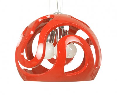 Подвес МАСКА красный H-100 D-40 Е27 3*60w (лампами не комплектуется) Kink light 7738,06