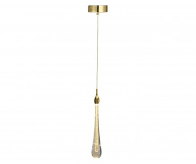 07860-1A,33 Подвес Асмер золото d10 h200 Led 3W (3000K) Kink light