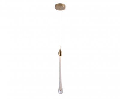 Kink Light 07860-1A,36 Подвес Асмер латунь d10 h200 Led 3W (3000K)